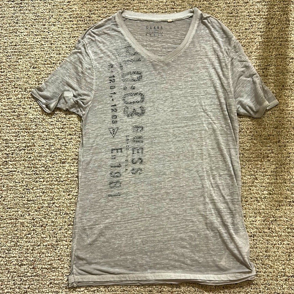 Guess t-shirt, light grey, size S